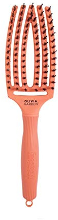 OLIVIA GARDEN Finger Brush Medium Coral