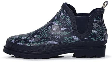 Regatta Womens/Ladies Harper Floral Galoshes (5) (Navy)