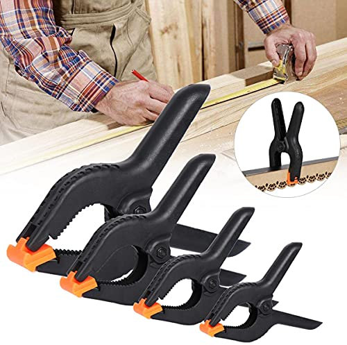 3-9 Inch Spring Clamps DIY Woodworking Tools Plastic Nylon Clamps for Woodworking Spring Clip Photo Studio Background-China,3inch