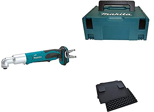 Makita Akku-Winkelschlagschrauber 18 V (ohne Akku, ohne Ladegerät) + MAKPAC + Polster