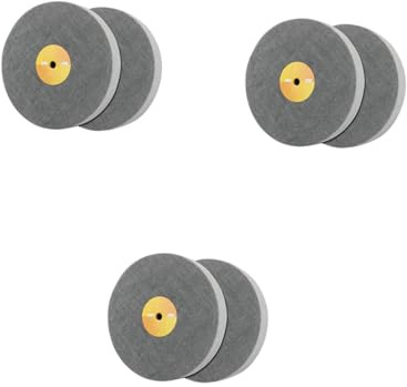 TEHAUX 3 Pz Mola Per Lucidatura in Fibra Di Nylon Smerigliatrice Da Banco 6 Pollici Disco Abrasivo Tampone Da Banco Smerigliatrice Da Banco 8 Pollici Triboli Ruota in Fibra Ruota in Nylon