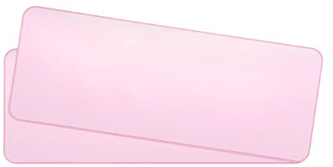 PATIKIL Universal Silicone Keyboard Protector Skin for 15.6-17.3 Laptop Notebook 14.2 x 5.1 Inch Pink Ultra Thin Keyboard Cover Keyboard Protective Film 2Pcs