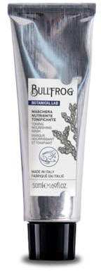 Bullfrog – Nährende und Tonisierende Maske: Spendet Intensive Feuchtigkeit, Regeneriert Trockene Haut, Strafft und Verleiht Frischen, Strahlenden Teint, 50 ml