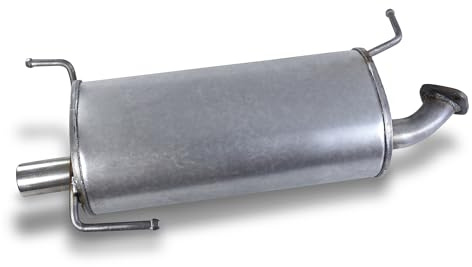 BESTPRICE 1x Silencieux arrière Compatible avec OPEL AGILA (B) (H08), SUZUKI SPLASH (EX)