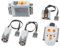 ASTEM 5Pcs Power-Function-Motor-Set Compatible with Technic-Parts. 8881 Battery Box, 8883 M Motor, IR Receiver Controlled Set. LEGO Compatible. 96+ Ages. 5 Pieces