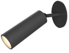 newgarden ROLL Foco LED Orientable Sin Cables para Pared o Techo con Aplique de Imán y Luz con Batería Recargable para Interior (Negro, Roll 4)