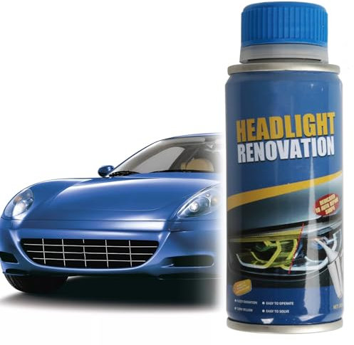 Comioke Kit Renovation Phare Voiture,Renovateur Phare Voiture,Liquide De Restauration Kit De Restauration De Phares pour Auto Et Moto,Auto Headlight Repair and Refurbishment