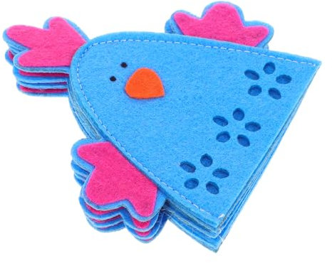 Amosfun 4 Stück Osterei-Set Aufbewahrungstasche Eier liefert Eier eierregal Eier Hühnereier Esstischeier Ostereierwärmer Küken Eierwärmer Eierbeutel, Eierkorb Eierbeutelhalter Stoff Blue