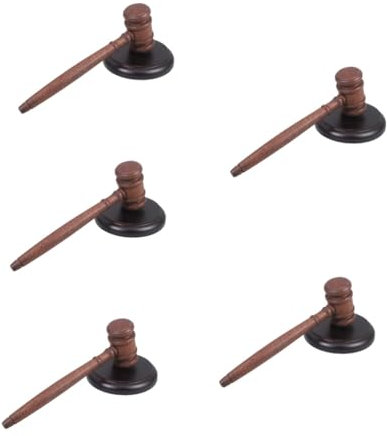 Tofficu 3 Juegos Juez Martillo Herramientas De Tapicería Para Reuniones Jueces Juez De Accesorios De Vestuario Y Uñas Martillo Blando Mazos De Juez Perforar Inflable Brown Madera