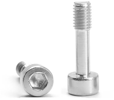 Genérico Tornillos cautivos de cabeza hueca hexagonal de acero inoxidable con vástago reducido, 5-10 unidades, M2, M2.5, M3, M4, M5 y M6(M6x50mm 5pcs)