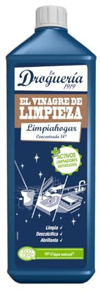 LA DROGUERIA - Vinagre limpiador concentrado (1 L, 4 unidades)