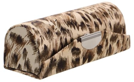 CLISPEED Étui Lèvres avec Miroir Motif Léopard Organisateur De Voyage pour Lèvres Pochette De Rangement pour Sac à Main