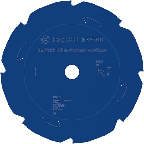 Bosch 1x Expert Fibre Cement Cordless Circular Saw Blade for Mitre Saw | for Fibre cement boards, Ø 305 mm, Professional Accessory Mitre Cordless Circular Saw