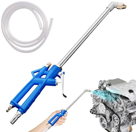 Pistola pulverizadora de alta presión, manguera de extensión con pistola de pulverización, potente tubo de extensión para esquinas, columnas, hogar, jardín, césped, ranuras, taller