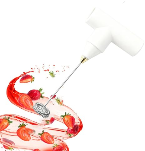 Générique Sbattitore per uova elettrico | Miscelatore a batteria senza fili, sbattitore elettrico, gadget per frullatore a mano – per casa, caffè, torta, latte, schiuma, cucina,