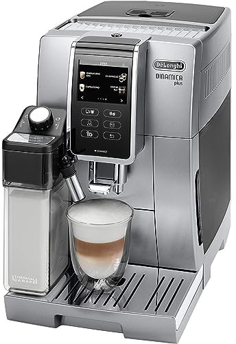 De’Longhi DeLonghi Ecam, automatische Kombi-Kaffeemaschine, 370.95.S, freie Installation, 47oz., Silber