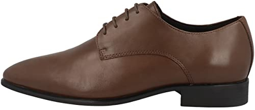 Geox Uomo High Life B, Zapatos Hombre, Marrón Dk Cognac, 44 EU