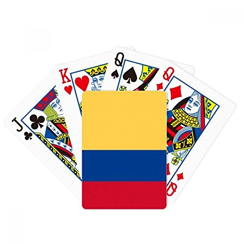Bandera nacional de Colombia Sudamérica País Poker Jugando Magic Card Fun Juego de mesa