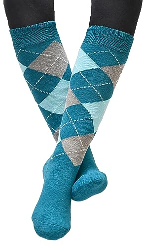 Rhinegold CHILDREN’S HORSE RIDING SOCKS – Fully Cushioned Sole – Long Equestrian Socks with Antimicrobial Properties – Breathable & Comfortable Kids’ Riding Socks