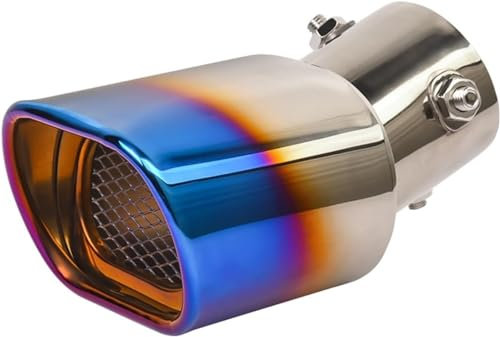 WRHOME Auto Auspuff Endrohr Für Smart Fortwo Forfour 453 451,Auto Heck Kehle Schalldämpfer Endrohre Modifizierter Autoteile,B