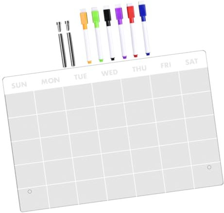 CAXUSD Transparentes Acryl-memoboard Mit Stift Trocken Abwischbares Schreibbrett Für Schüler Wiederverwendbar Leicht Und Tragbar Vielseitig Für Zuhause Und Büro Geeignet