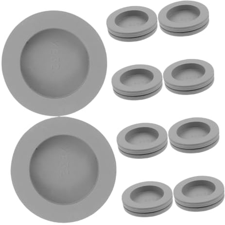 OSALADI 10pcs Soft Rubber Drain Plug for Air Conditioner Washing Machine and Dryer Hole Stopper Replacement Hose Plug