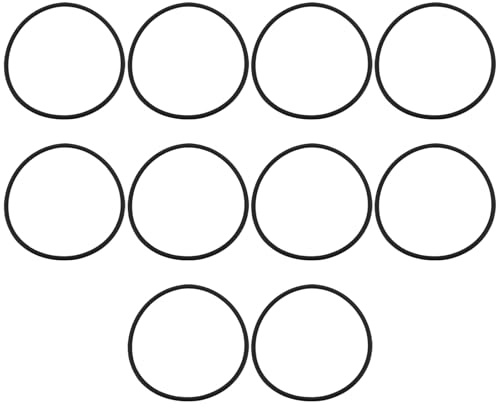 YINETTECH 10 Stück O-Ringe aus Nitrilkautschuk 80x74x3mm Dichtung für Rollenlager Radialkugellager Mechanische Geräte Rohrleitungssysteme