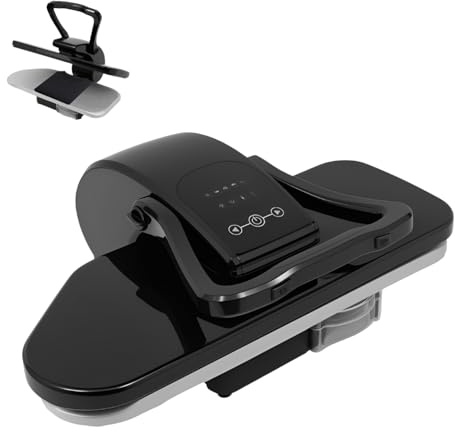 Prensa de vapor inteligente de 2200 W, plancha de vapor profesional, plancha automática de 66 cm, 5 ajustes de tela, rango de temperatura 90-200 ℃, depósito de agua grande, planchado súper rápido
