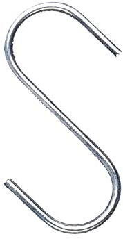 PB-Onlinehandel 100 S-Haken 1,8mm aus Metall Länge 40mm