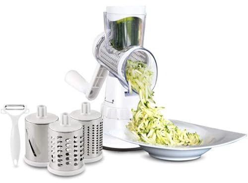 Mediashop, Livington Sumo Slicer, grattugia 3 in 1, per grattugiare, affettare, tagliare, grattugia per verdure, macinino, affettaverdure, l'originale della TV