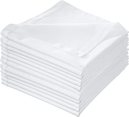 Erwin Müller Serviette 12er-Pack Baumwolle weiß Größe 40x40 cm