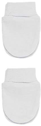 Manopla para bebés y niños recién nacidos, mitones en blanco, rosa y azul
