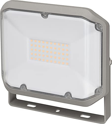 Brennenstuhl LED Floodlight AL 3050 / LED Spotlight för utomhusbruk med 3110 lumen (LED utomhuslampa för väggmontering, 30W, varmvitt ljus 3000K, IP44)