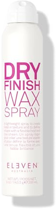 ELEVEN AUSTRALIA Dry Finish Wax Spray, 200ml | Flexibles Wax Spray, Schafft eine leichte und lebendige Textur, Dauerhaftes Volumen