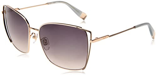 Furla Unisex SFU600 Sunglasses, Gold, 59