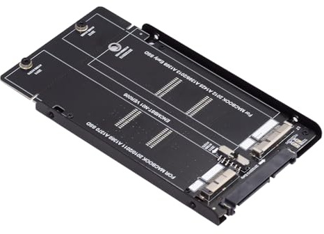 NFHK Gehäuse für 2,5 Zoll SATA 22-polig auf 2010 2011 2012 Mac Air Pro Retina SSD 12 + 6 Pin 17 + 7 Pin A1425 A1398 MC975 MC976
