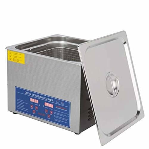 PixCy Ultraschallreiniger 6l, professioneller Ultraschallreiniger 180 W, digitaler Ultraschallreiniger mit Displayheizung auf 80 Grad für Schmuck, Labor, Dental, Industriegeräte,110V