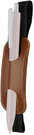 Tragbare Elastische Stiftetasche, Stifteetui mit Verstellbares Elastisches Band, Stifthalter, Leder Einzelstifthülle für Tagebücher, Notizbücher, Bücher