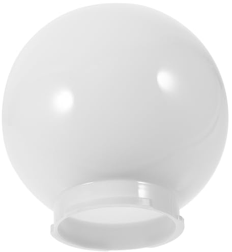 Ciieeo Abat-Jour Sphérique Pour Lampe À Fixer Sur Poteau Boule Abat Jour Extérieur 15.00 cm Éclairage Diffus Décoratif Facile À Installer Pour Salon Chambre Entrée