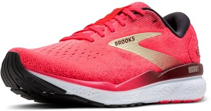 Brooks Damen Ghost 16 Sneaker, Rosa/Sonnengetrocknete Tomaten/Creme, 40.5 EU