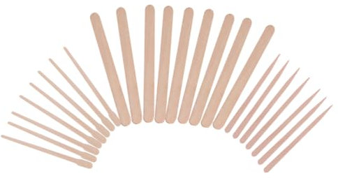 Healeved Wachsstifte Zur Haarentfernung 600 Stück Holz Wachs Applikatoren 88mm 114mm Für Hände Füße Gesicht Salon Zuhause