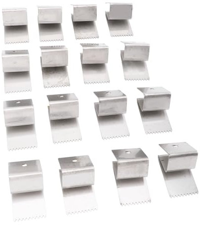 Clips de Fenêtre Ouragan, Matériel de Volet à Clip Pour Panneau, 16 Pièces Clip de Planche Anti-ouragan Réutilisable en Acier Inoxydable Pour Protection de Fenêtre, contreplaqué