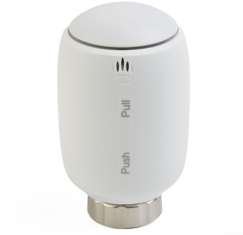 HEIBTENY Homematic Thermostat Heizkörper, Smart Heizkörperventil Thermostat, Passt Auf Alle Gängigen Heizkörperventile Hilft Energie Zu Sparen(A)