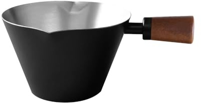 Cucchiaio Dosatore per Caffè, Pinza per Cucchiaio a Doppia V da Espresso in Acciaio Inox con Manico in Legno, Tazza da Caffè per Dessert e Cocktail, Gadget da Cucina