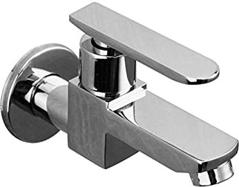Küchenspülenarmaturen, verdickte galvanisierte Oberfläche, Badezimmer-Mopp-Pool-Wasserhahn in der Wand, einzelner kalter Badezimmerhahn, Vollkupfer, schnell öffnender Ventilkern, 4 Punkte, Sprinkl