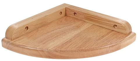 QUMIIRITY Eckregal Wandmontiertes Wandregal Fächerform für Schlafzimmer Wohnzimmer Badezimmer