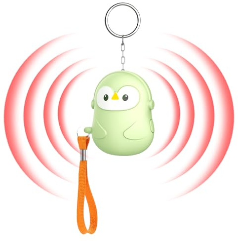 Alarma De Seguridad Personal - Dispositivo De Protección De Diseño Animal, Alarmas De Llavero De Emergencia Ruidas, Llavero De Alarma Personal Portátil, Simpático Dispositivo De Seguridad