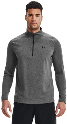 Under Armour Mens UA Tech 2.0 1/2 Zip Sweater - Carbon Heather - 3XL