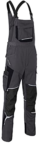 KÜBLER Workwear | KÜBLER BODYFORCE Arbeitslatzhose | anthrazit/schwarz | Größe 46