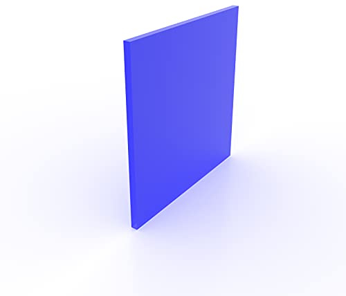 fluoreszierend Acrylglas 3 mm basteln (1000 x 200 mm, Blau) - nach Maß/Wunschmaß möglich